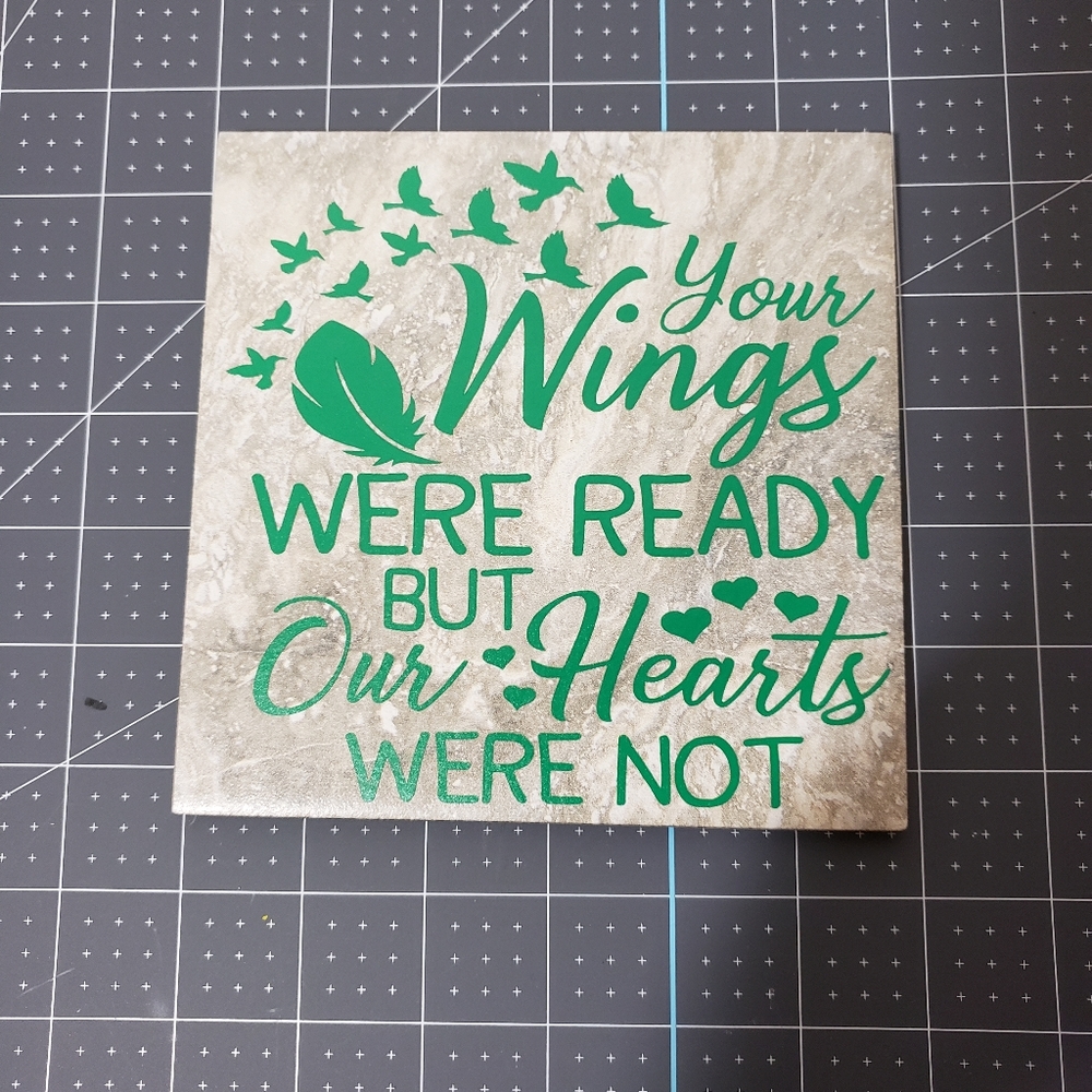 Your wings were ready but our hearts were not quot